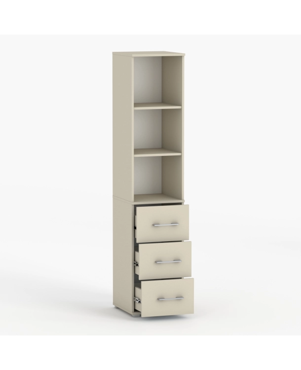 Regał Szafa POLA 189 3S3P - 4 szerokości do wyboru 8 kolorów